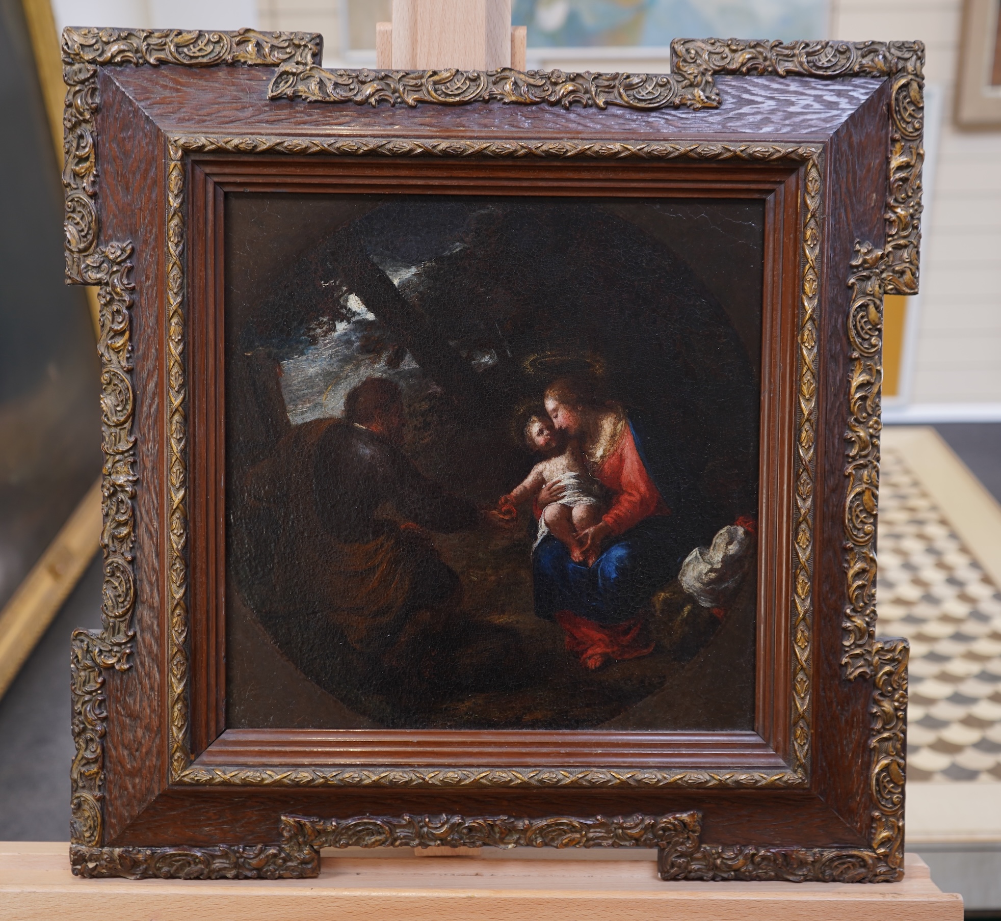 Circle of Francesco Albani, Italian (1578-1660), ‘The Holy Family in a wooded landscape’